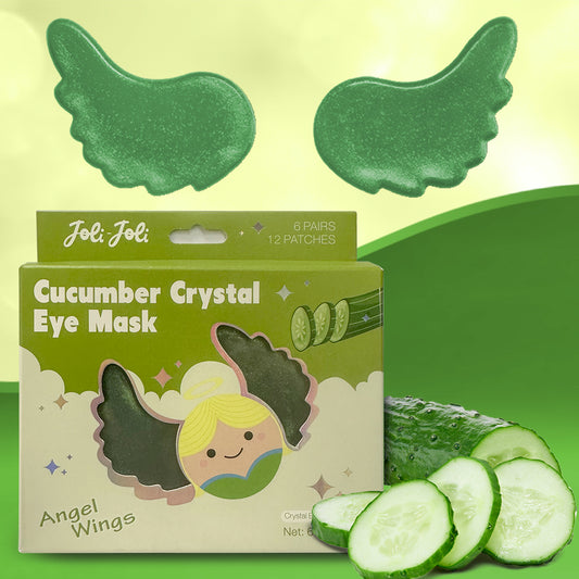 Eye Mask - Cucumber Crystal - Αγγούρι και Υαλουρονικό 6/pairs