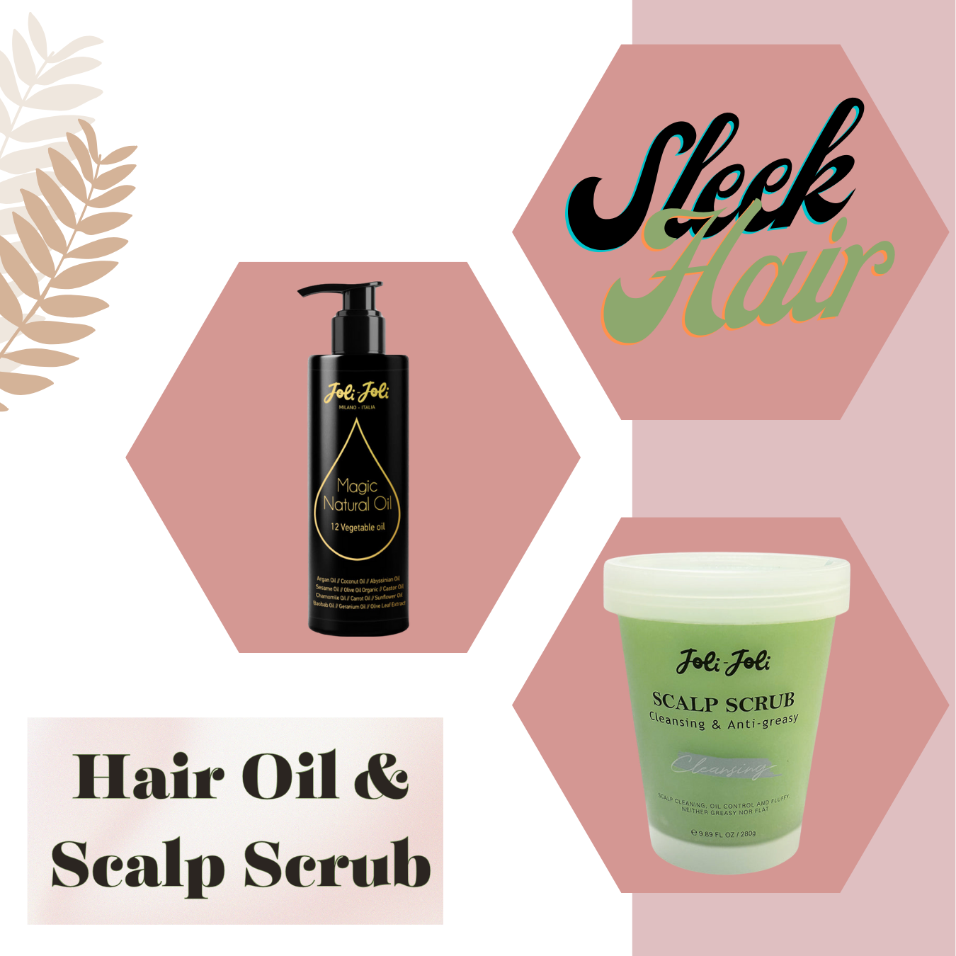 Hair Oil + Scalp Scrub Combo
