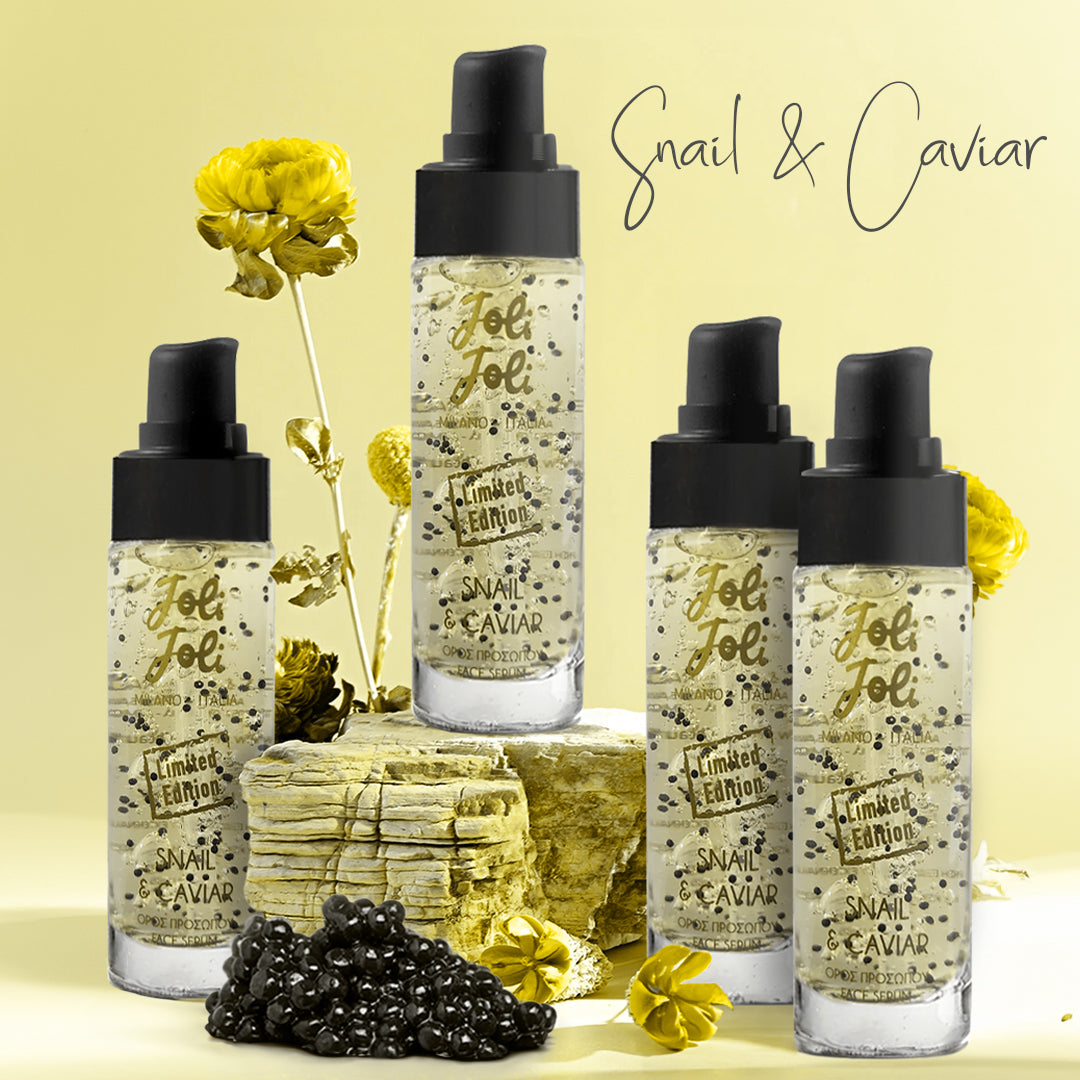 4 Οροί Σαλιγκαριού με Χαβιάρι