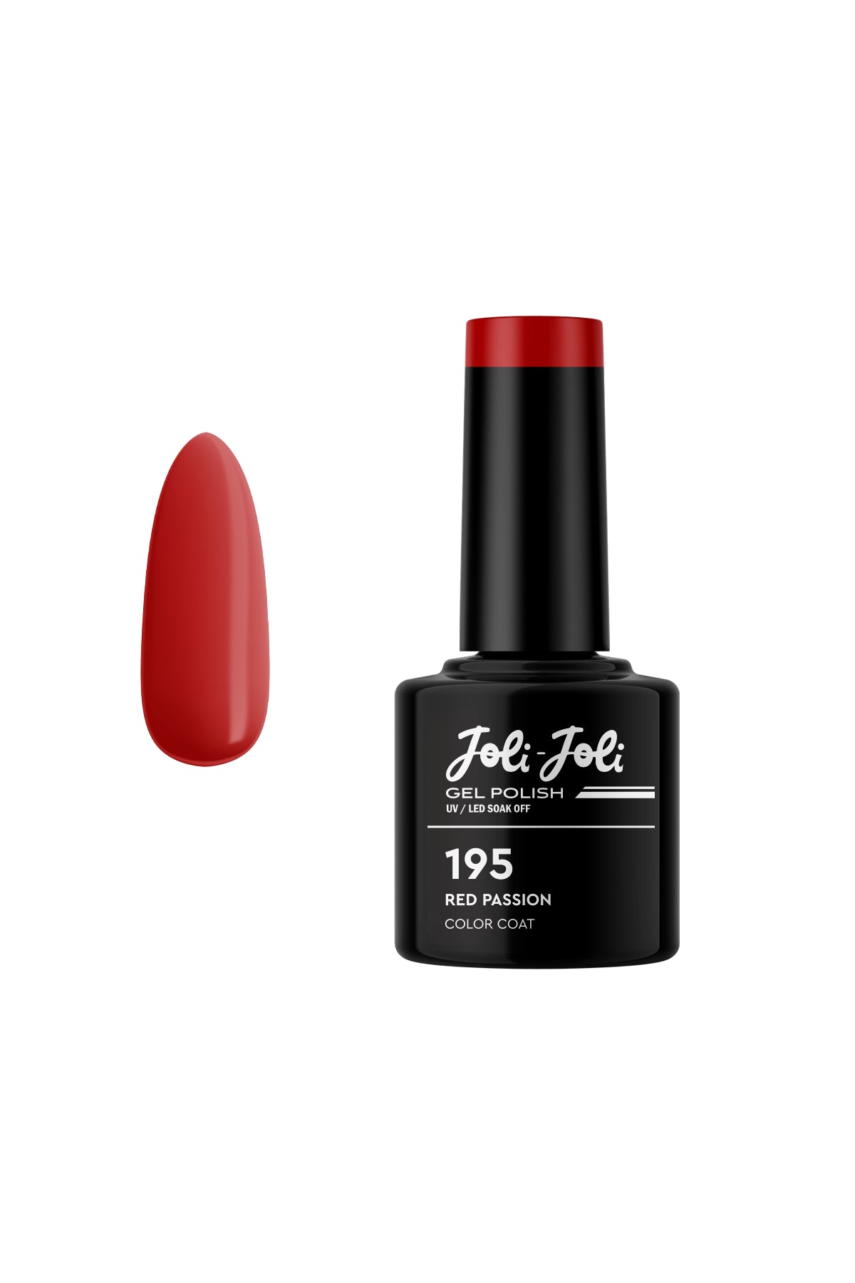 #195 - Ημιμόνιμο Βερνίκι Red Passion 8ml