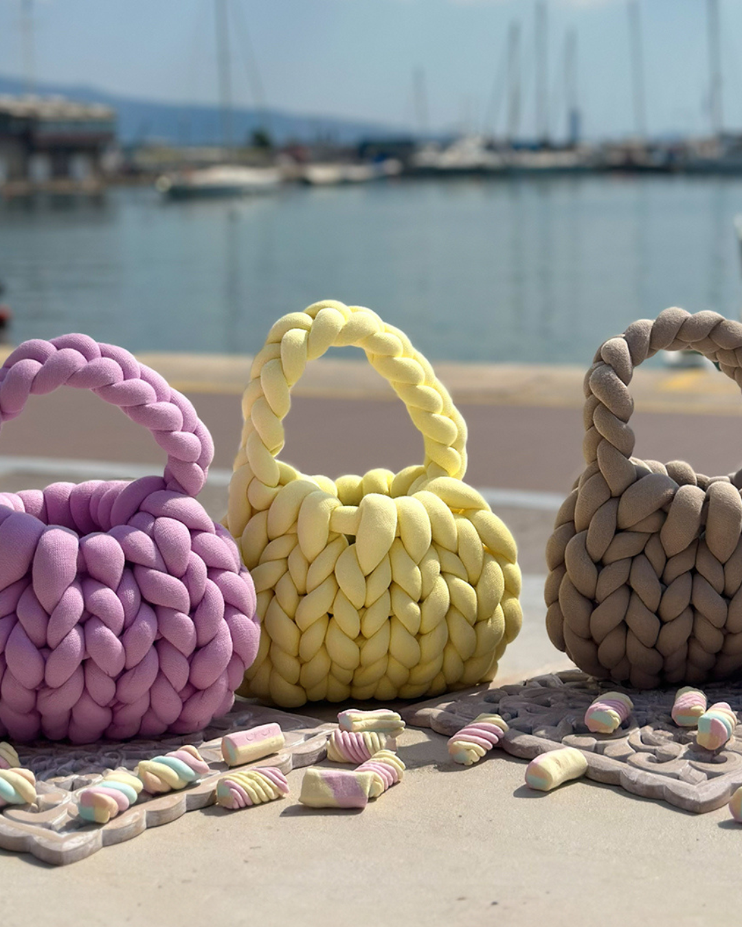 Marshmallow Bag - 100% Handmade