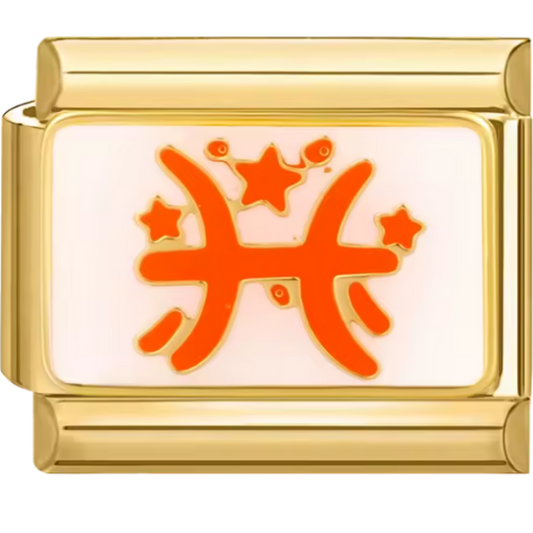 Pisces Zodiac Italian Charm
