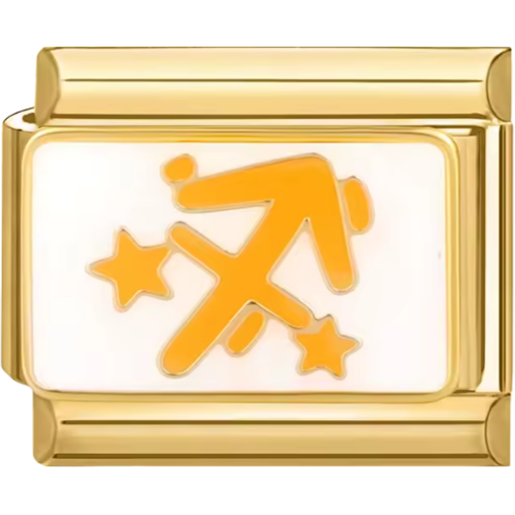Sagittarius Zodiac Italian Charm
