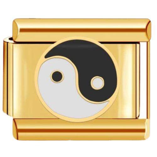 Yin Yang Italian Charm