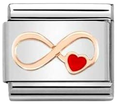 Forever Heart Italian Charm