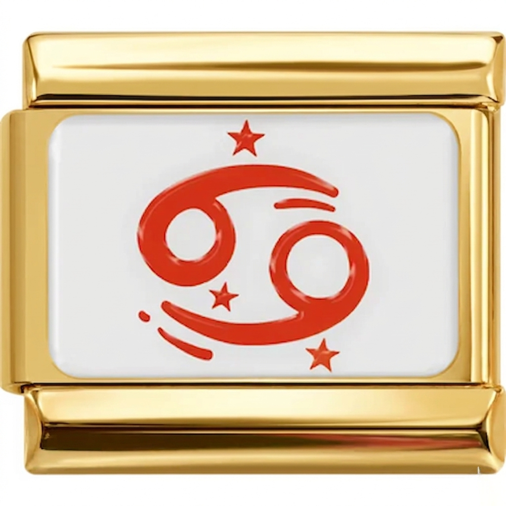Cancer Zodiac Italian Charm