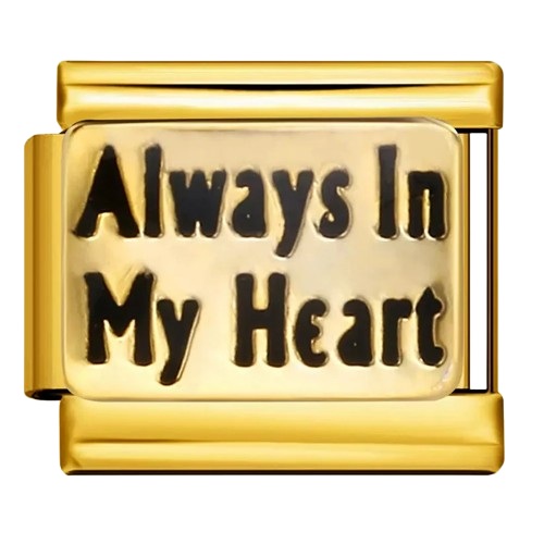 Always in my Heart Italian Charm