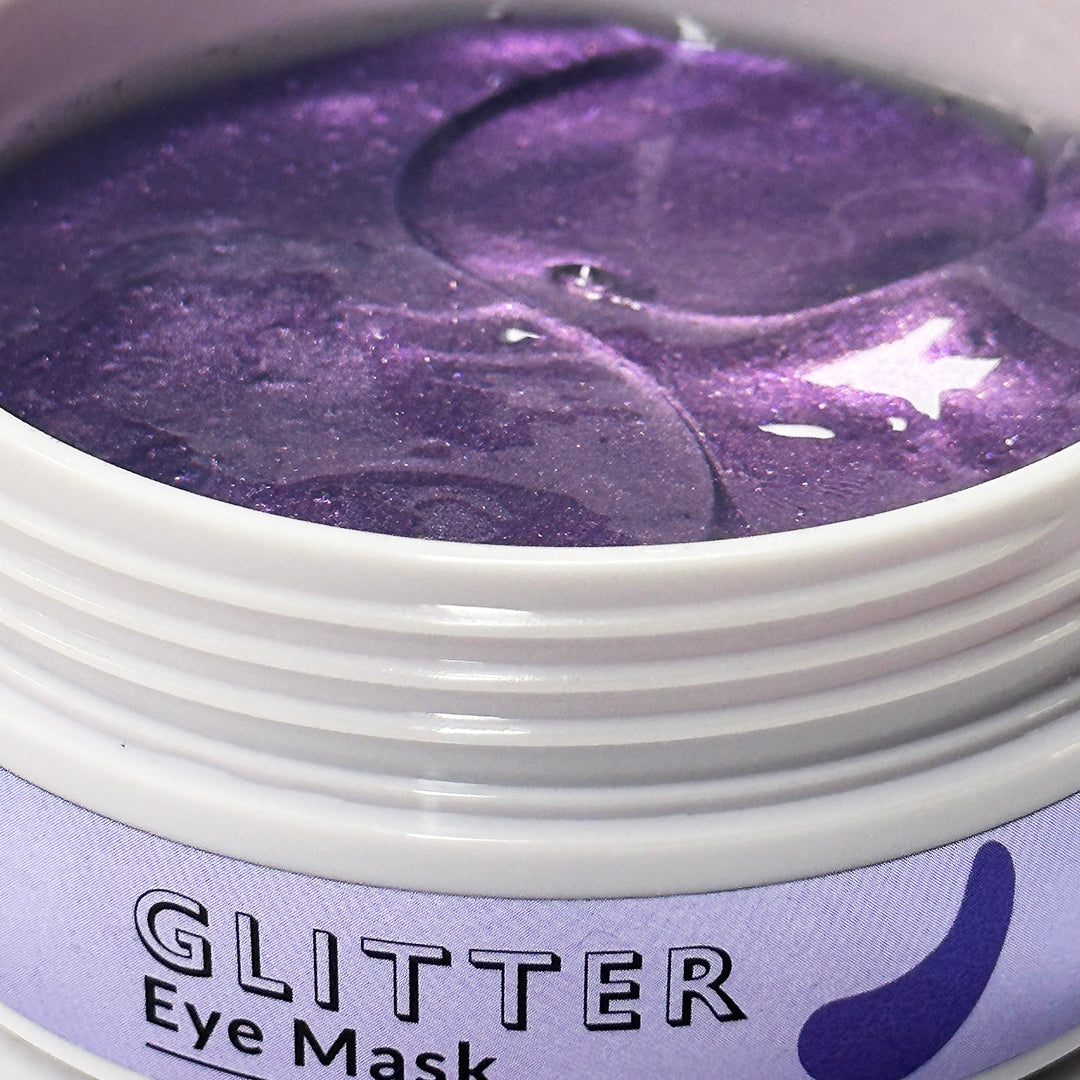 Eye Mask - Purple glitter - Αναζωογόνηση και Ενυδάτωση 60pcs + ΔΩΡΟ της επιλογής σας!