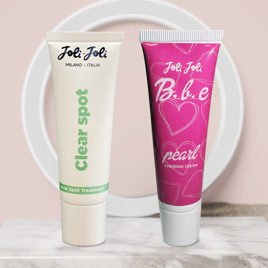 Joli Joli Clear Spot Cream 30ml & Pearl Strobing Cream 30ml