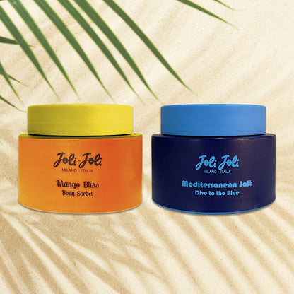 Mango Bliss Body Sorbet + Mediterranean Salt Body Scrub