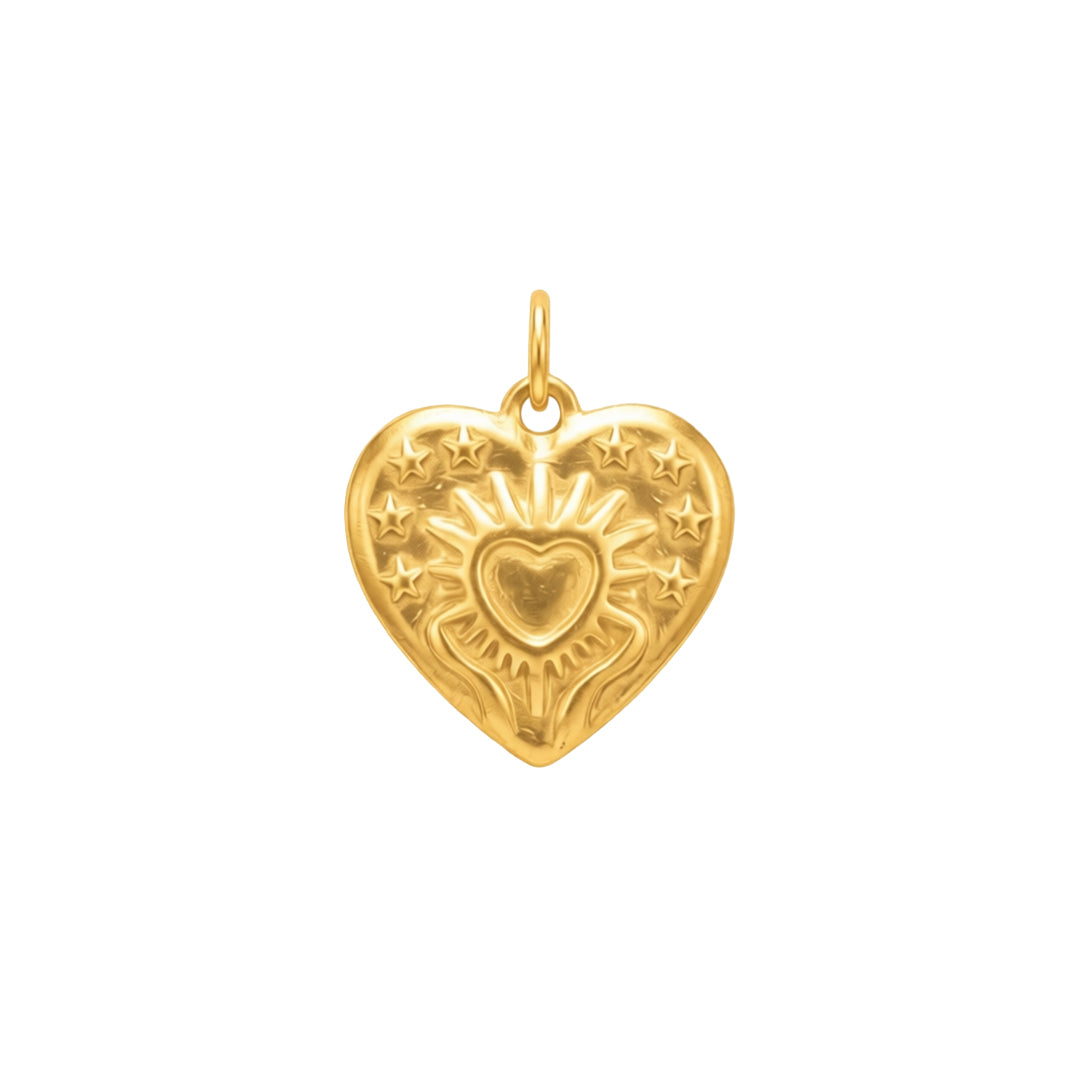 Charm 3D heart