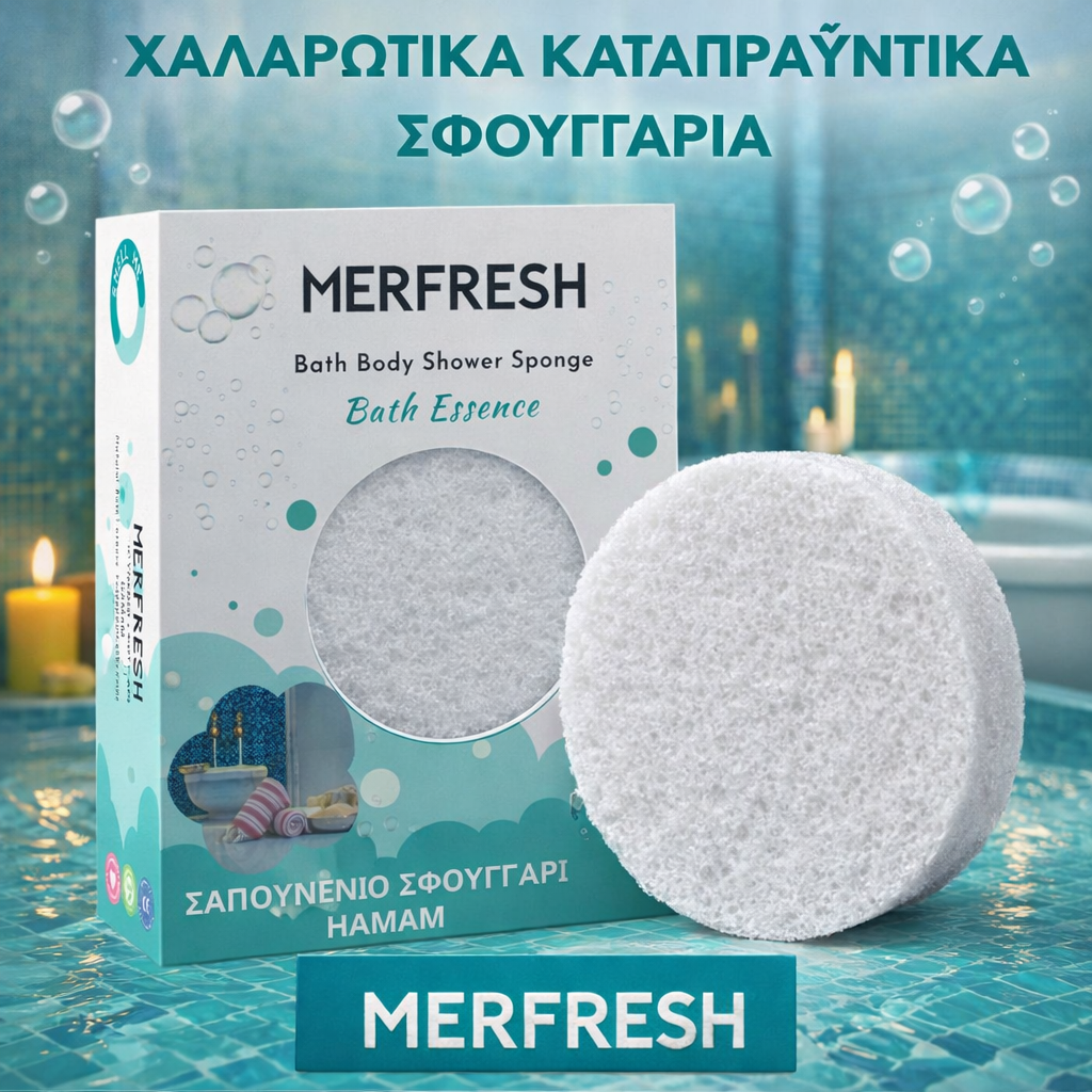 Σαπουνένιο Σφουγγάρι Merfresh 125gr